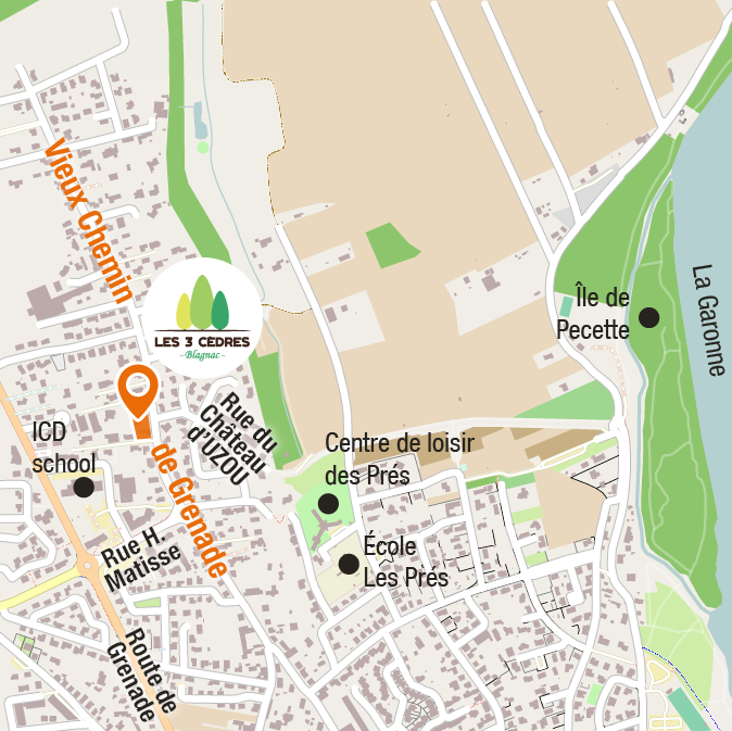 Situation - Terrains à vendre à Blagnac