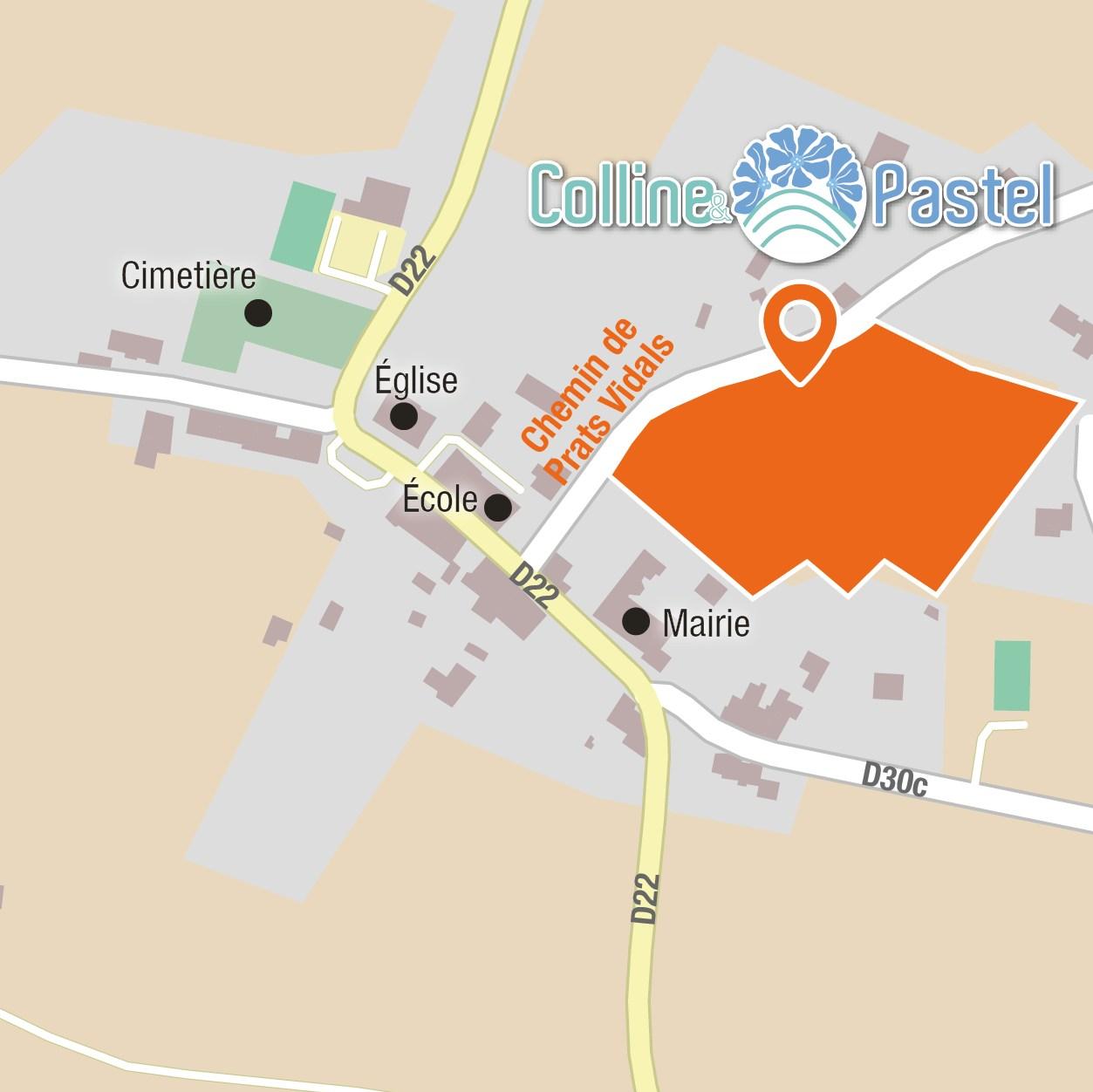 Situation - Terrains à vendre à Montpitol