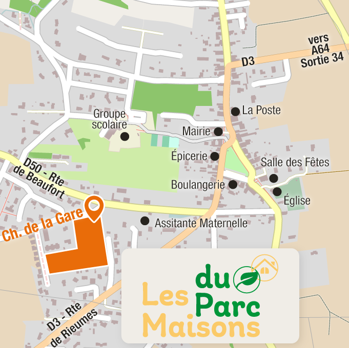 Situation - Terrains à vendre à SAINT-CLAR-DE-RIVIERE